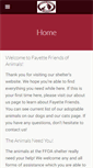 Mobile Screenshot of fayettefriendsofanimals.net